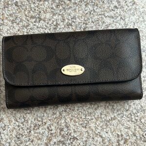 Coach Black Wallet